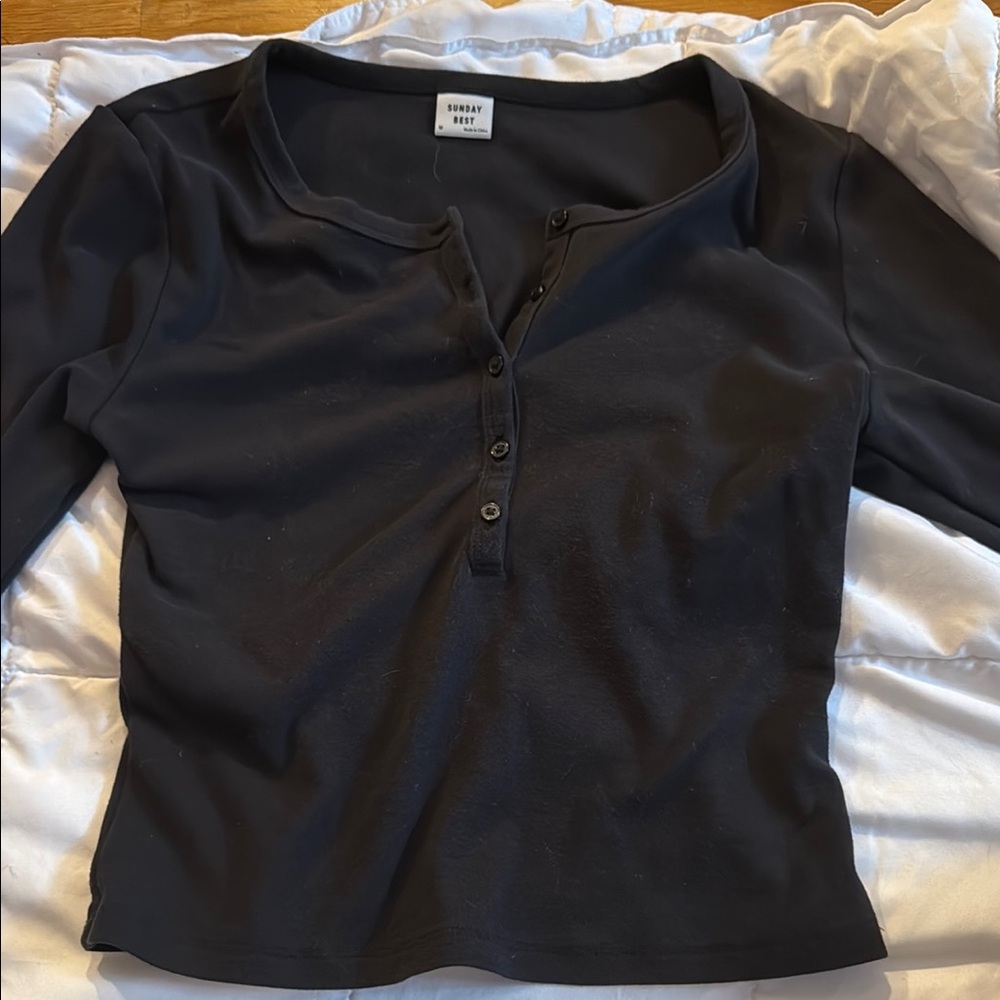 Sunday Best Black Women's Top